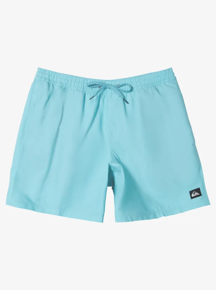 Boardshorts Men Quiksilver Everyday Solid Volley 17034 Elastic Waist Shorts Marine Blue Boardshorts Men Quiksilver Everyday Solid Volley 17034 Elastic Waist Shorts Marine Blue