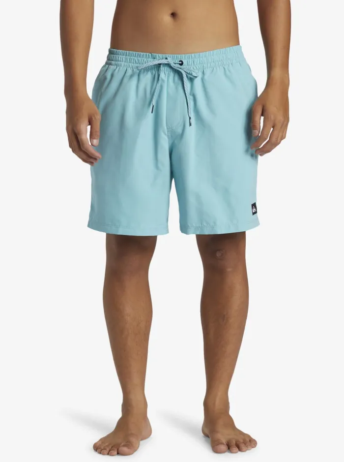 Boardshorts Men Quiksilver Everyday Solid Volley 17034 Elastic Waist Shorts Marine Blue Boardshorts Men Quiksilver Everyday Solid Volley 17034 Elastic Waist Shorts Marine Blue