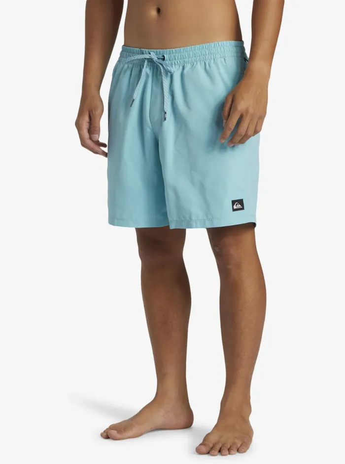 Boardshorts Men Quiksilver Everyday Solid Volley 17034 Elastic Waist Shorts Marine Blue Boardshorts Men Quiksilver Everyday Solid Volley 17034 Elastic Waist Shorts Marine Blue