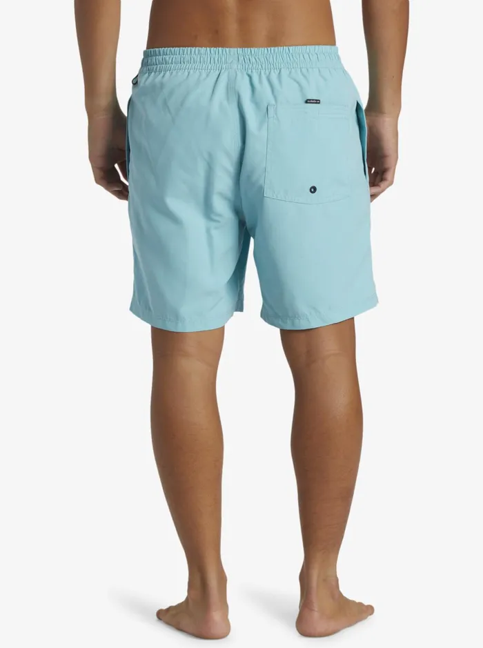 Boardshorts Men Quiksilver Everyday Solid Volley 17034 Elastic Waist Shorts Marine Blue Boardshorts Men Quiksilver Everyday Solid Volley 17034 Elastic Waist Shorts Marine Blue