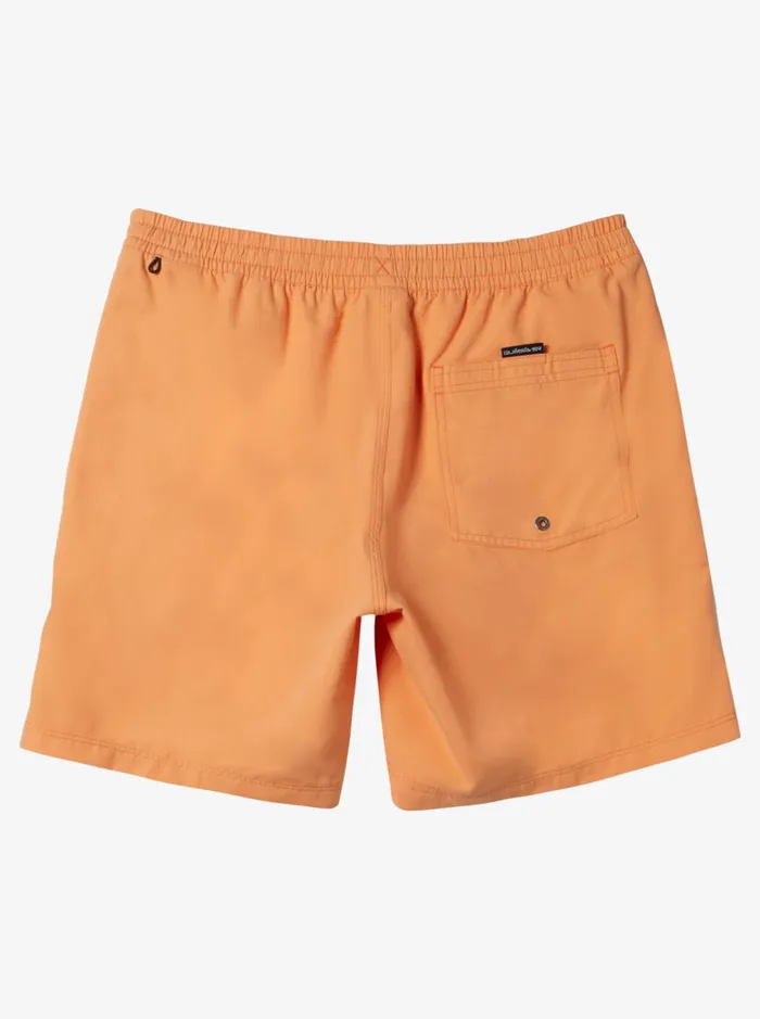 Boardshorts Men Quiksilver Everyday Solid Volley 17034 Elastic Waist Shorts Tangerine Boardshorts Men Quiksilver Everyday Solid Volley 17034 Elastic Waist Shorts Tangerine