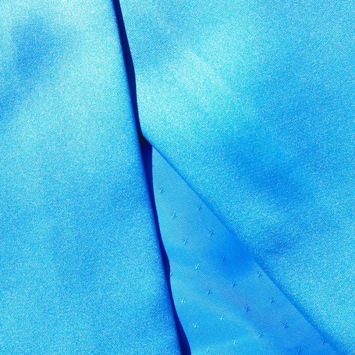 Bottoms Woman SelfPortrait Blue Satin Mini Skirt Bottoms Woman SelfPortrait Blue Satin Mini Skirt
