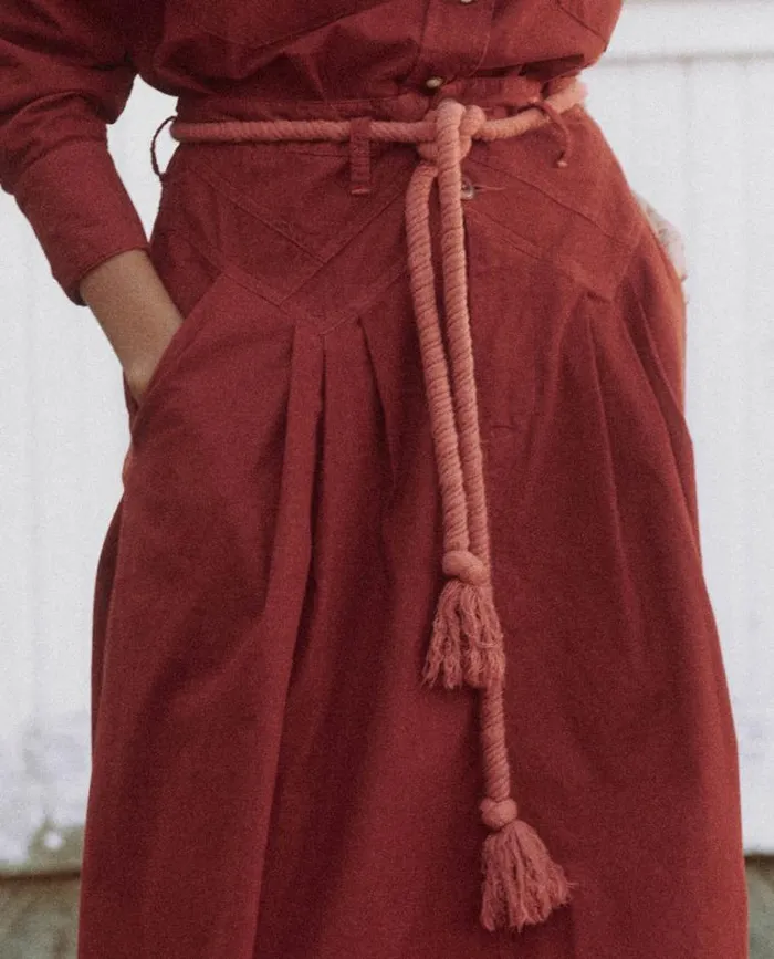 Bottoms Women039s The Great The Field Skirt Strawberry Jam