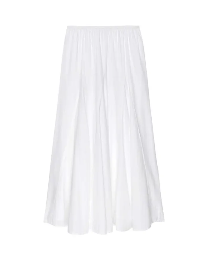 Bottoms Women039s The Great The Godet Skirt White