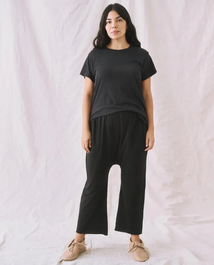 Bottoms Women039s The Great The Jersey Crop Almost Black