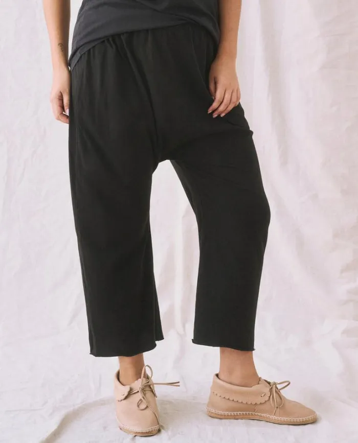 Bottoms Women039s The Great The Jersey Crop Almost Black