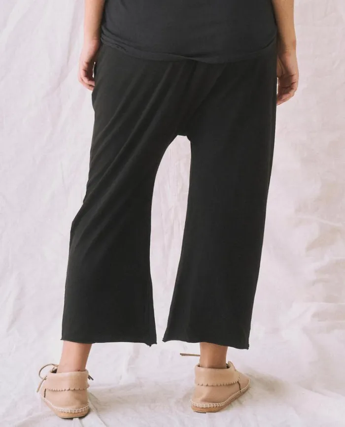 Bottoms Women039s The Great The Jersey Crop Almost Black