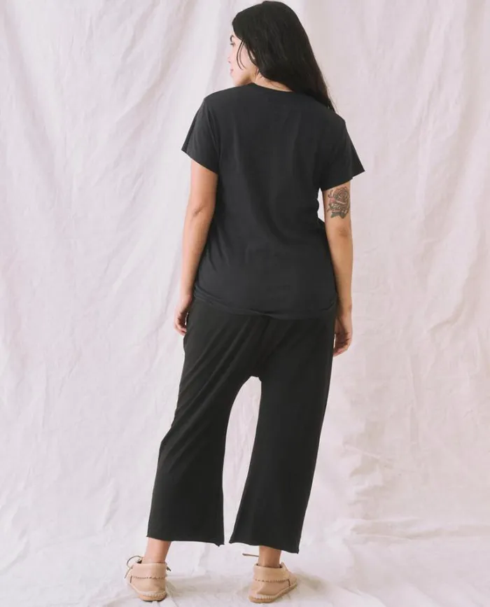 Bottoms Women039s The Great The Jersey Crop Almost Black