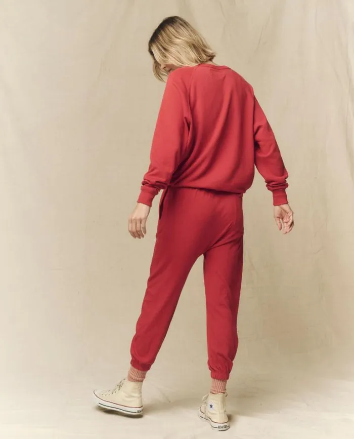 Bottoms Women039s The Great The Jersey Jogger Pant Gemstone