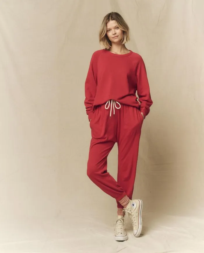 Bottoms Women039s The Great The Jersey Jogger Pant Gemstone
