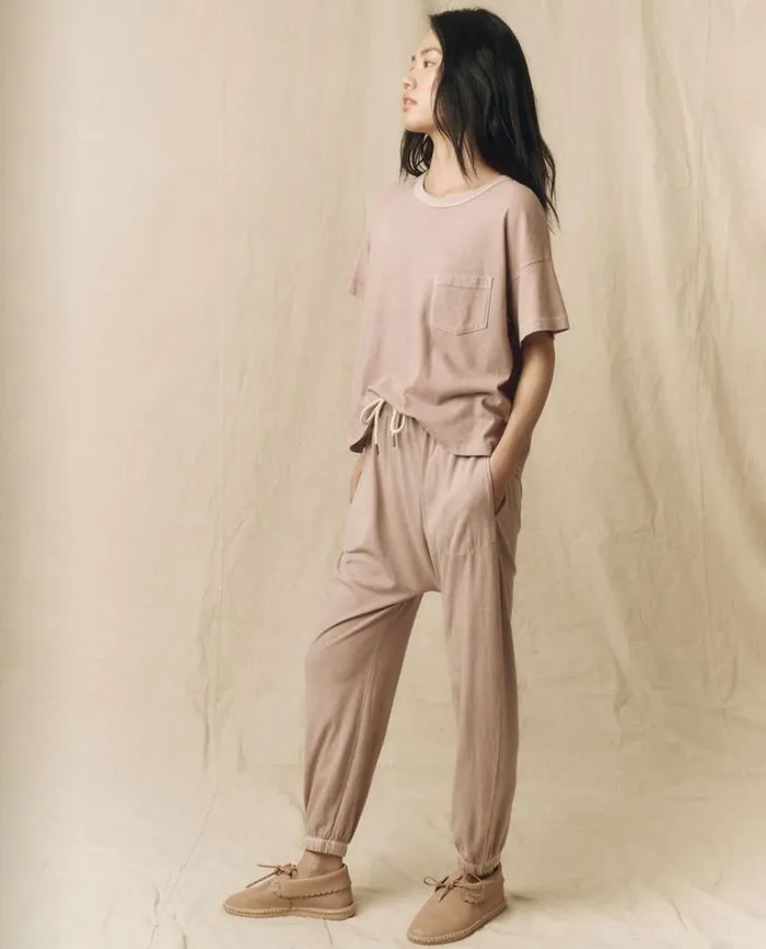 Bottoms Women039s The Great The Jersey Jogger Pant Soft Lilac