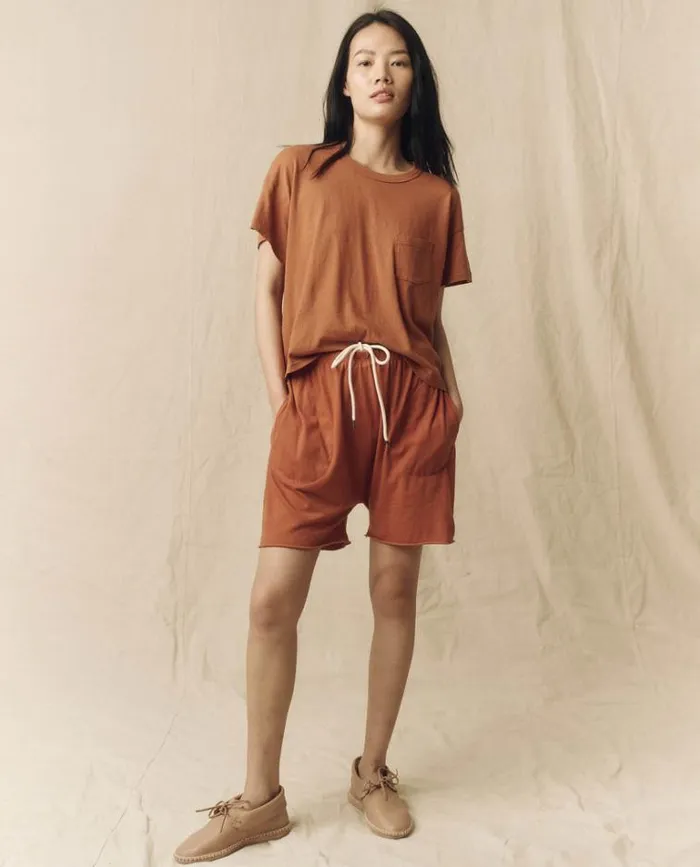 Bottoms Women039s The Great The Jersey Jogger Short Canyon