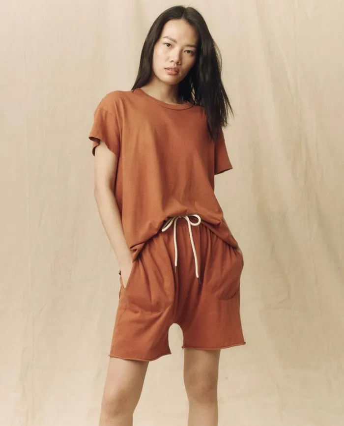 Bottoms Women039s The Great The Jersey Jogger Short Canyon