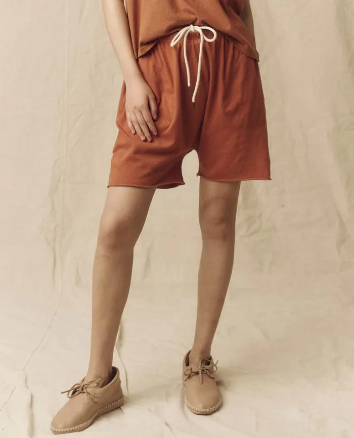 Bottoms Women039s The Great The Jersey Jogger Short Canyon