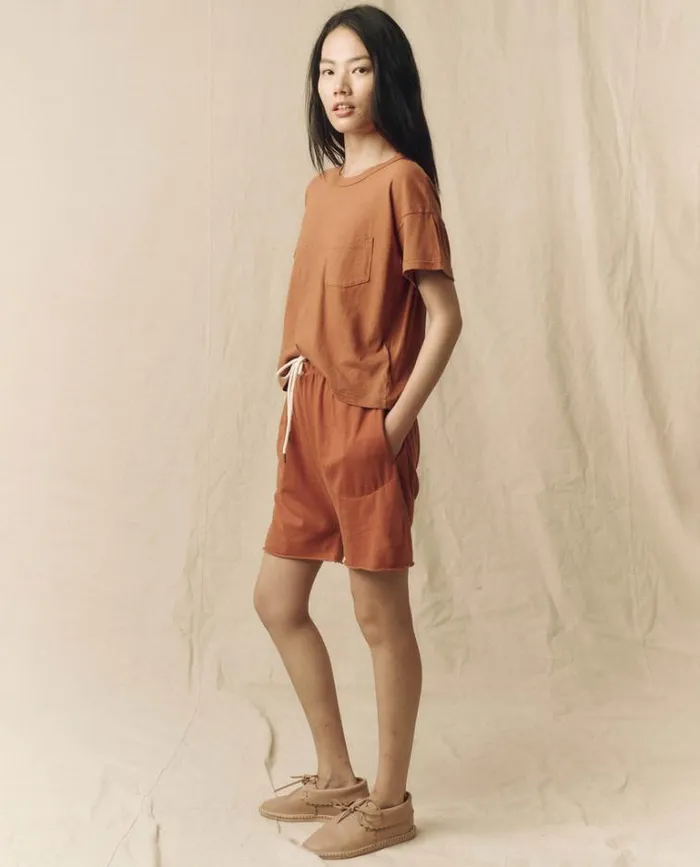 Bottoms Women039s The Great The Jersey Jogger Short Canyon
