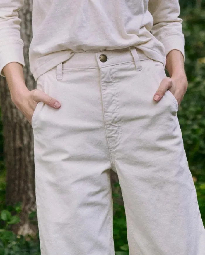 Bottoms Women039s The Great The Painter Pant Natural