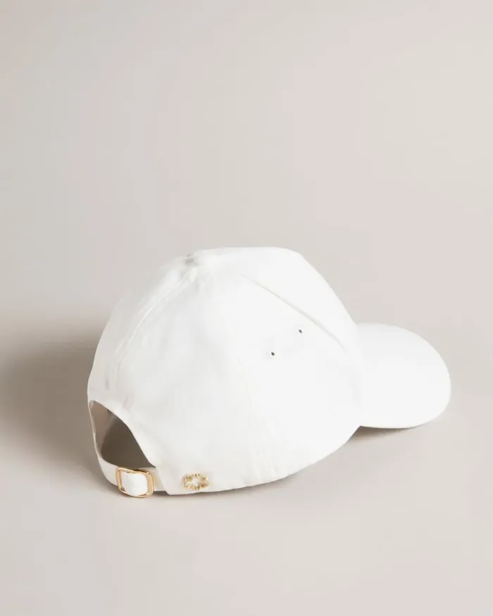 Branded Canvas Cap Ivory Women Ted Baker Hats