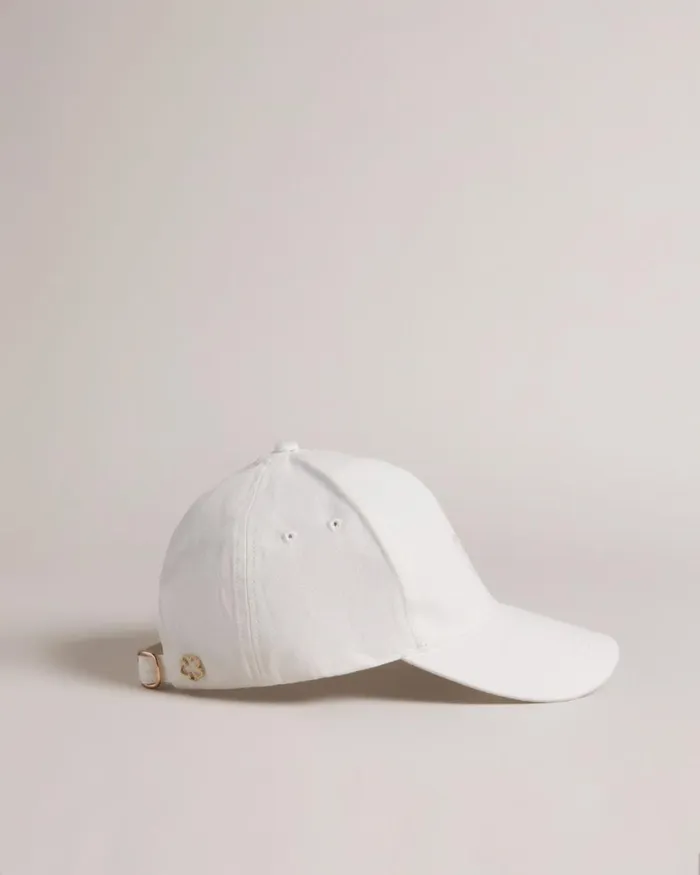 Branded Canvas Cap Ivory Women Ted Baker Hats