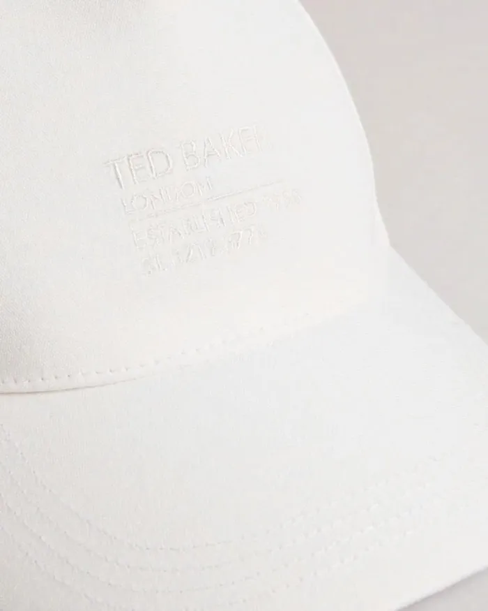 Branded Canvas Cap Ivory Women Ted Baker Hats
