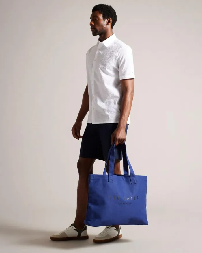 Branded Tote Bag Navy Women Ted Baker Bags Branded Tote Bag Navy Women Ted Baker Bags