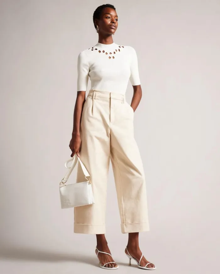 Branded Webbing Crossbody Bag Ecru Women Ted Baker Bags