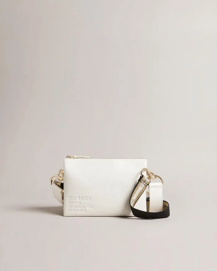 Branded Webbing Crossbody Bag Ecru Women Ted Baker Bags
