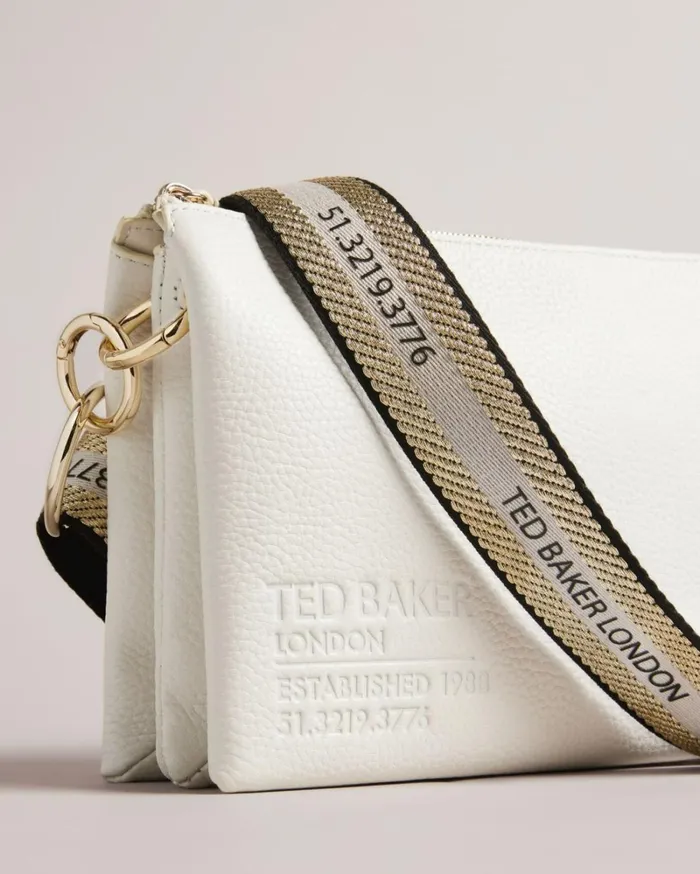 Branded Webbing Crossbody Bag Ecru Women Ted Baker Bags