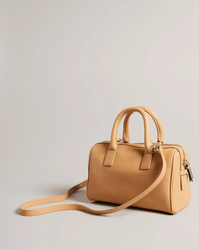 Branded Webbing Shoulder Bag Camel Women Ted Baker Bags