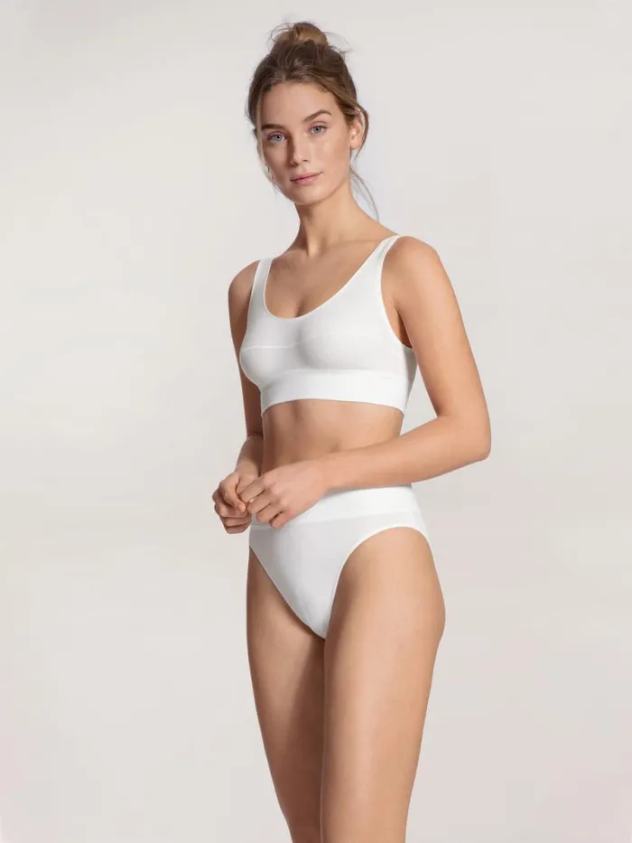 CALIDA Bottoms Brief Soft Waistband High Waist Weiss 8211 Women