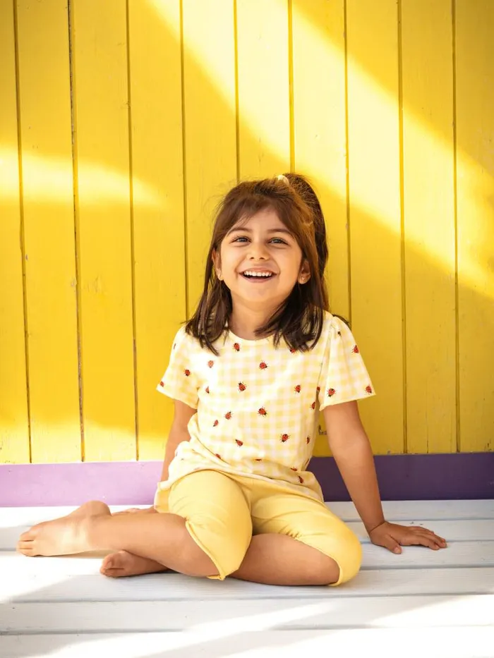 CALIDA For Babies Children039s Capri Pyjamas Sundress Yellow 8211 Kids