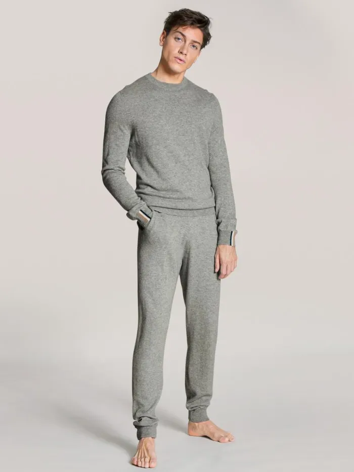 CALIDA Pants Pants Opal Grey Mel 8211 Men