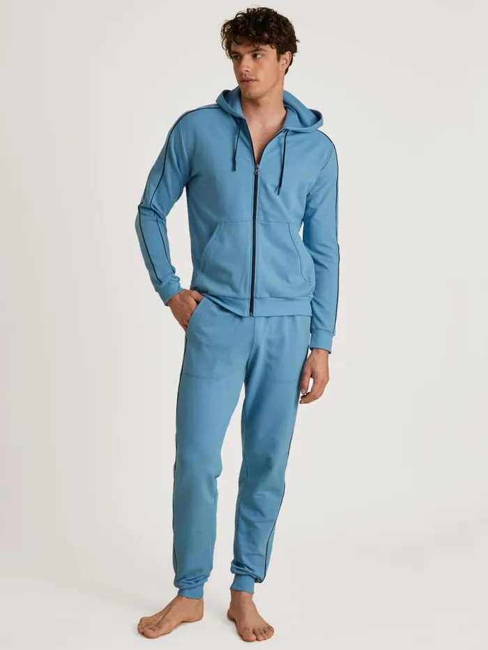 CALIDA Pants Sweatpants Niagara Blue 8211 Men