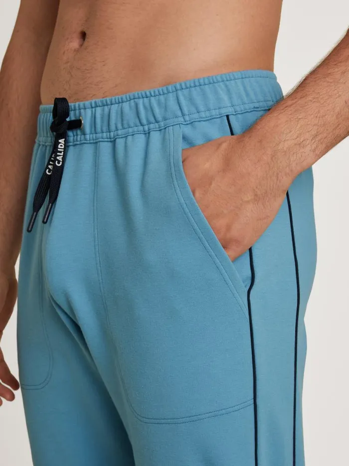 CALIDA Pants Sweatpants Niagara Blue 8211 Men