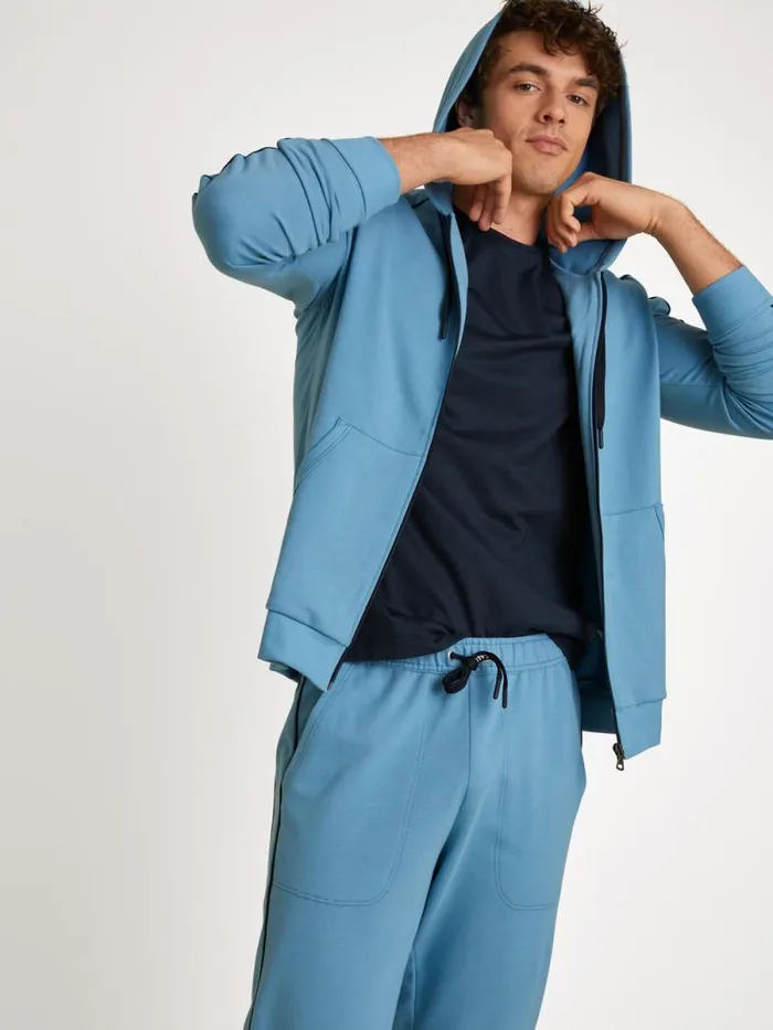 CALIDA Pants Sweatpants Niagara Blue 8211 Men