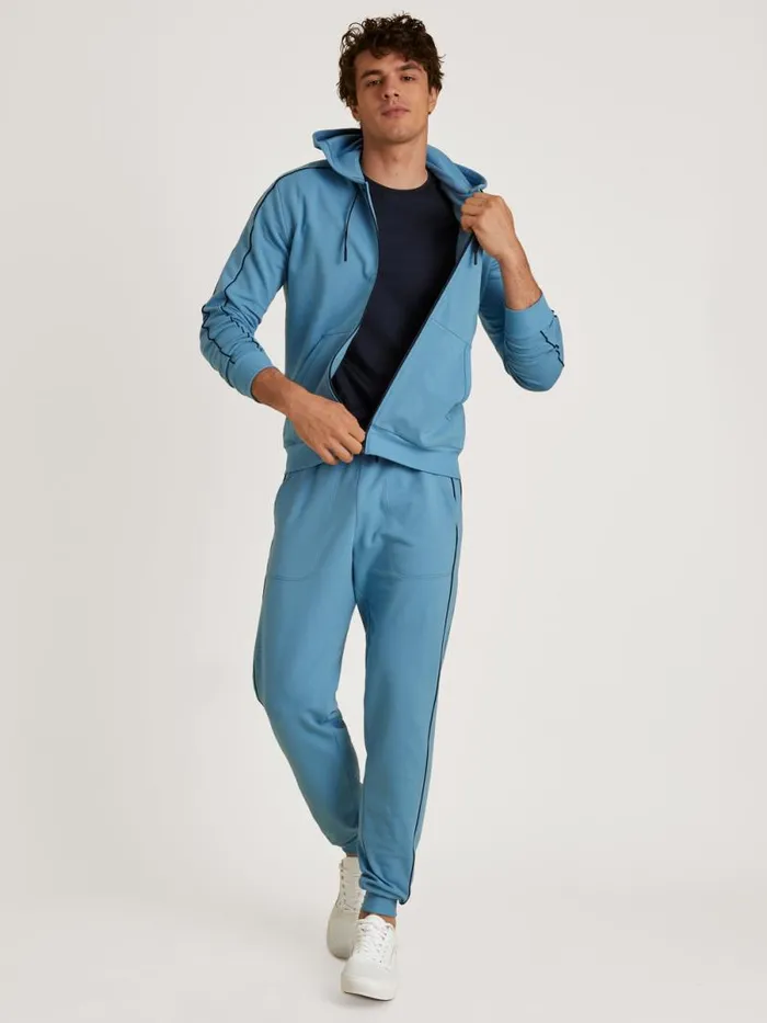 CALIDA Pants Sweatpants Niagara Blue 8211 Men
