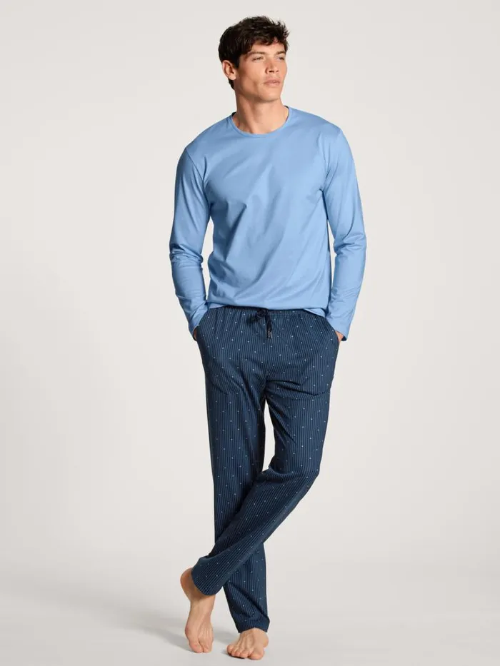 CALIDA Pyjama Pants Pants Indian Blue 8211 Men