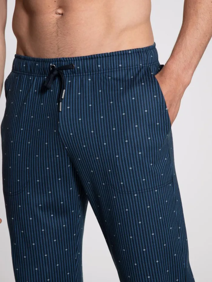 CALIDA Pyjama Pants Pants Indian Blue 8211 Men