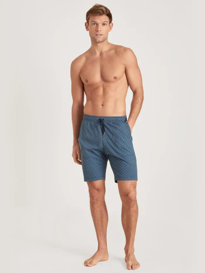 CALIDA Pyjama Pants Shorts Indian Blue 8211 Men