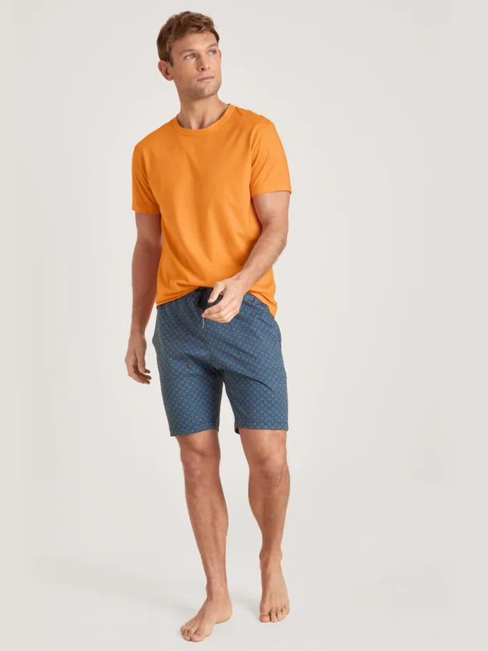 CALIDA Pyjama Pants Shorts Indian Blue 8211 Men