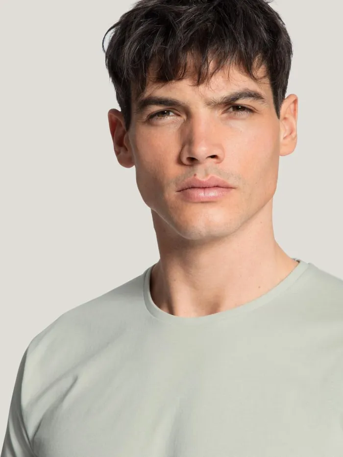 CALIDA Pyjama Tops Shirt Long Sleeve Fog 8211 Men