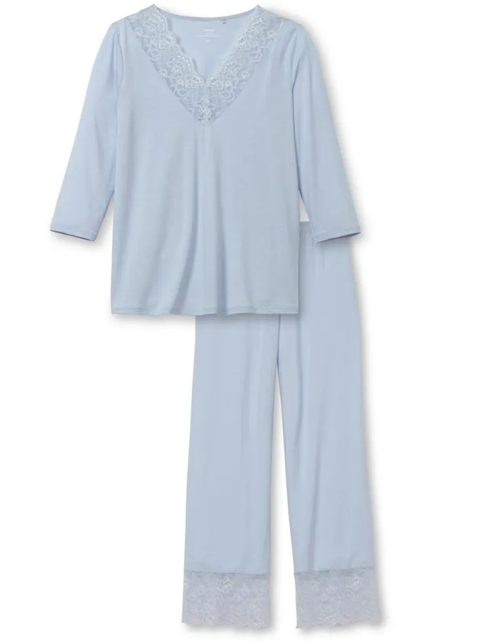 CALIDA Pyjamas 78 Pyjama Harmony Blue 8211 Women