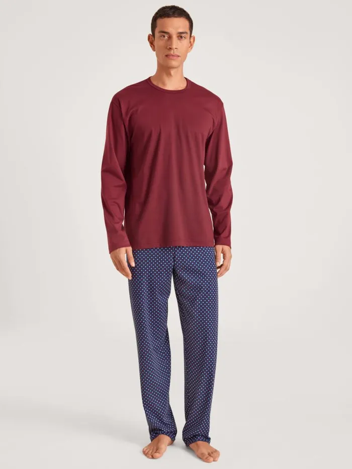 CALIDA Pyjamas Pyjama Mars Red 8211 Men