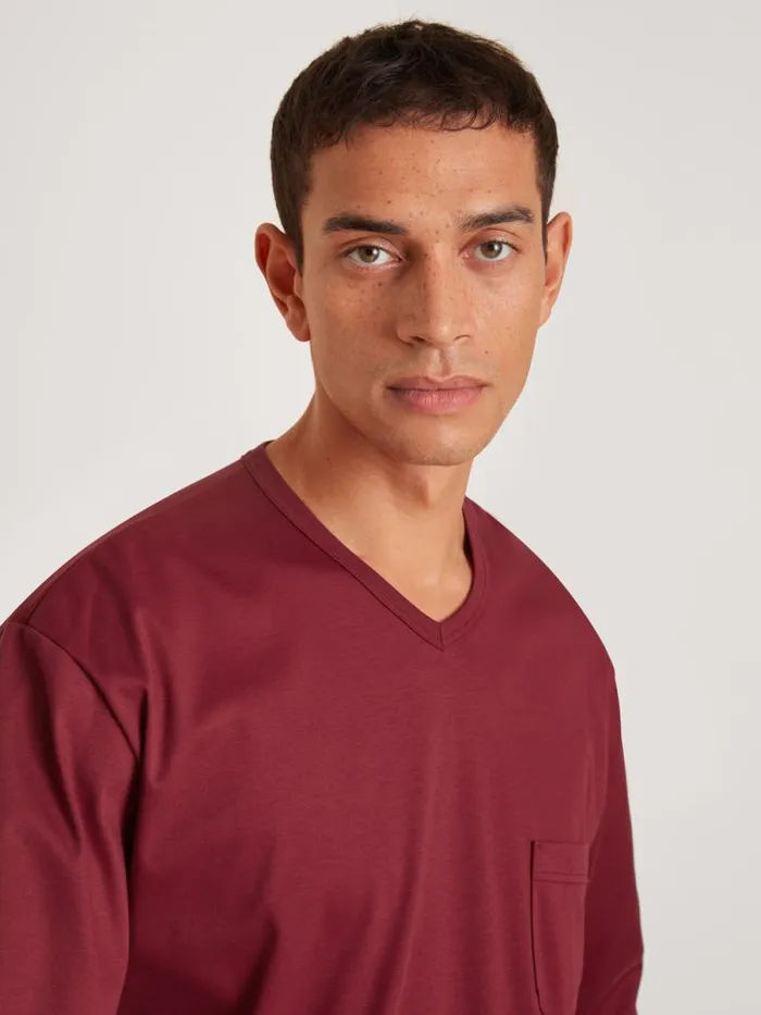 CALIDA Pyjamas Pyjama Mars Red 8211 Men