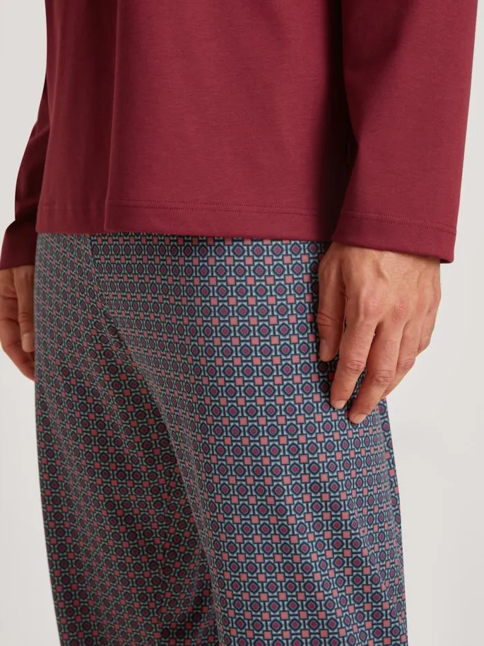 CALIDA Pyjamas Pyjama Mars Red 8211 Men