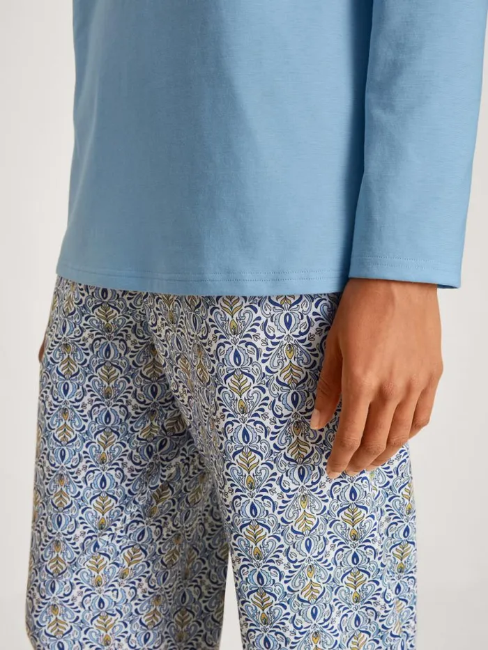 CALIDA Pyjamas Pyjama Placid Blue 8211 Women