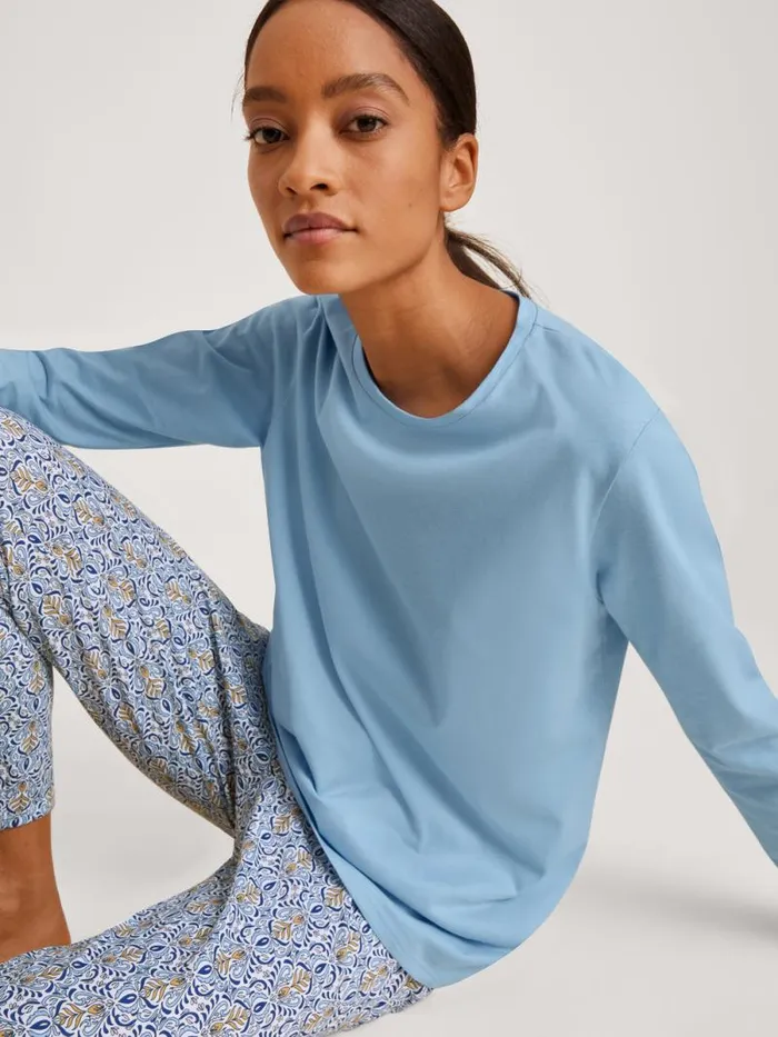 CALIDA Pyjamas Pyjama Placid Blue 8211 Women
