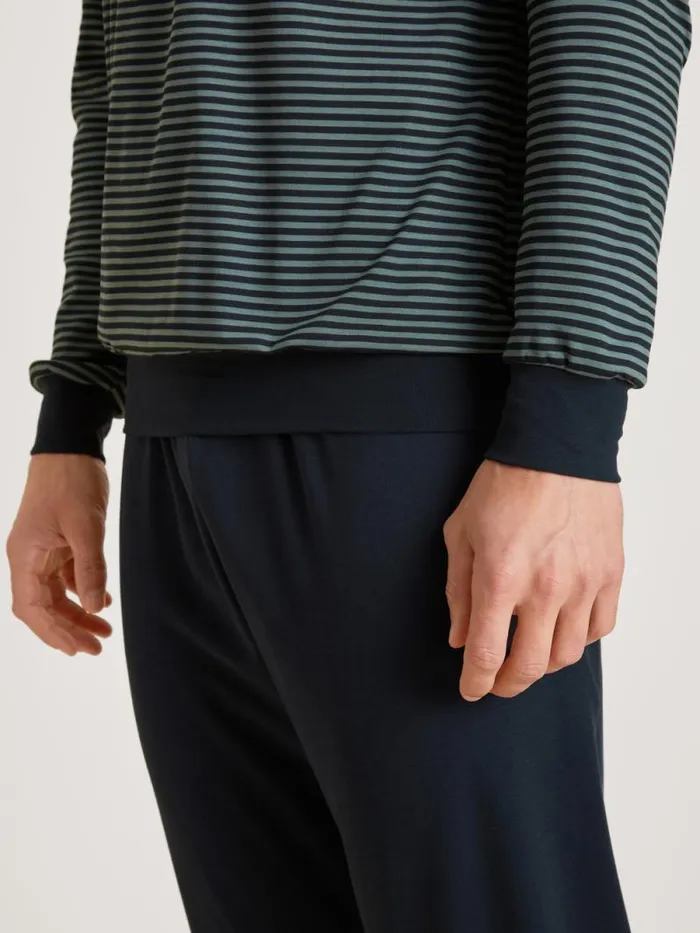 CALIDA Pyjamas Pyjama With Cuff Dark Glen 8211 Men