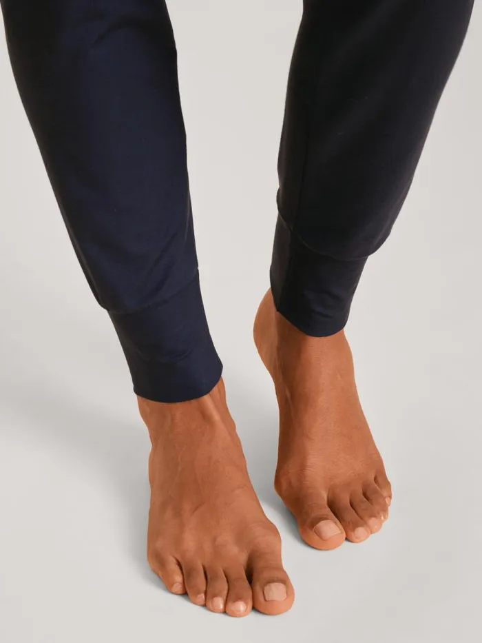 CALIDA Pyjamas Pyjama With Cuff Dark Lapis Blue 8211 Women