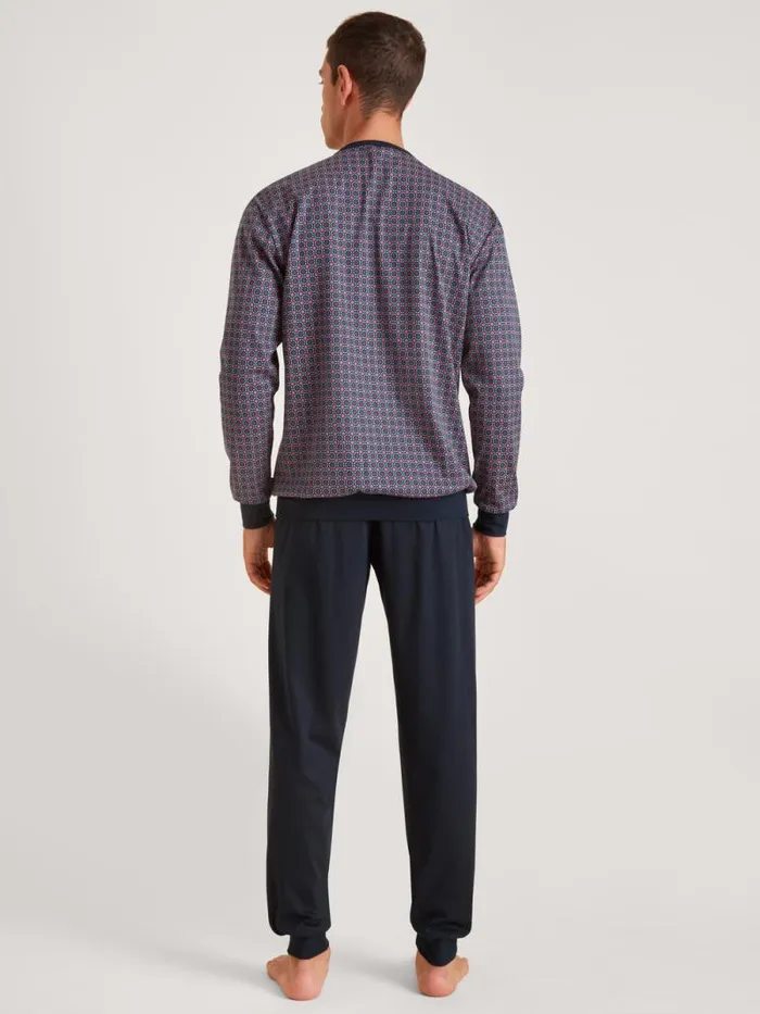 CALIDA Pyjamas Pyjama With Cuff Mars Red 8211 Men