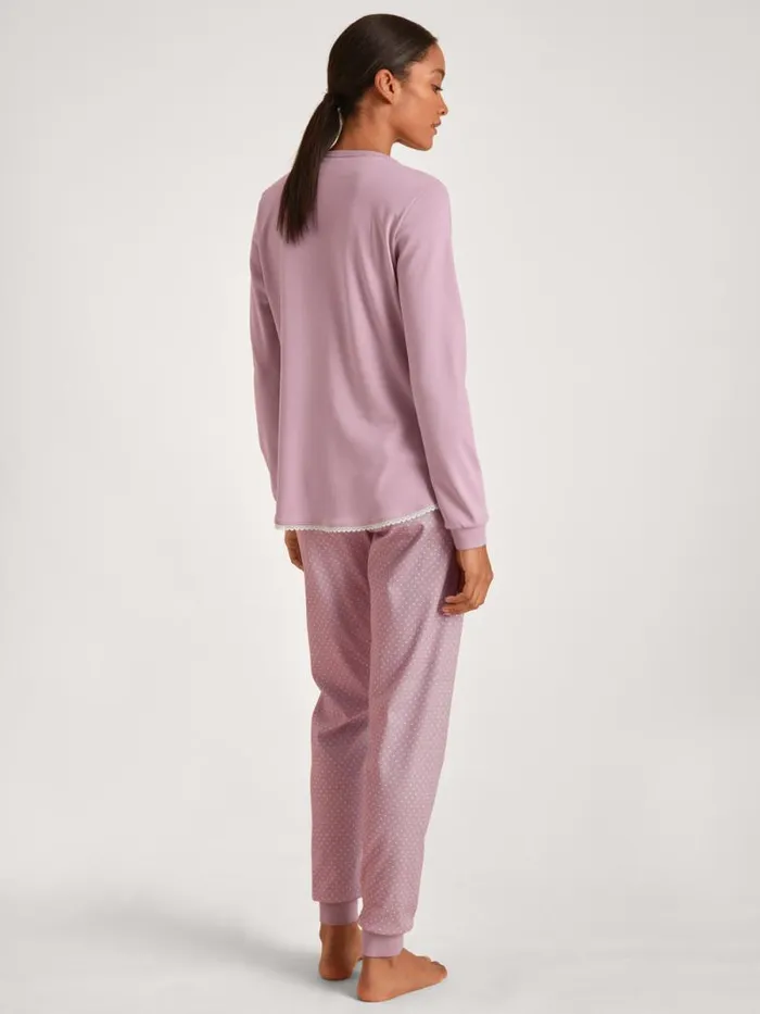 CALIDA Pyjamas Pyjama With Cuff Mauve Shadow 8211 Women